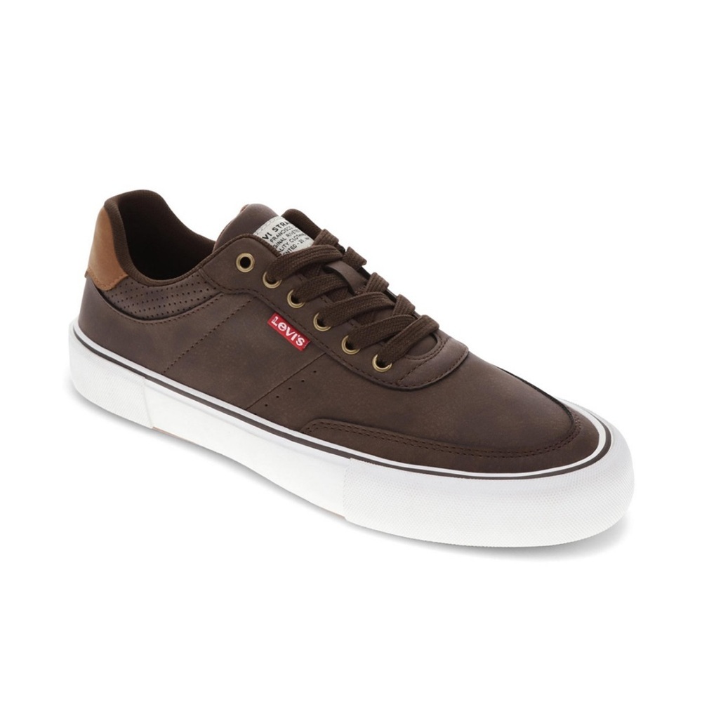 Levi's Men's Munro Faux-Leather Retro Low Top Sneakers- Size 9.5